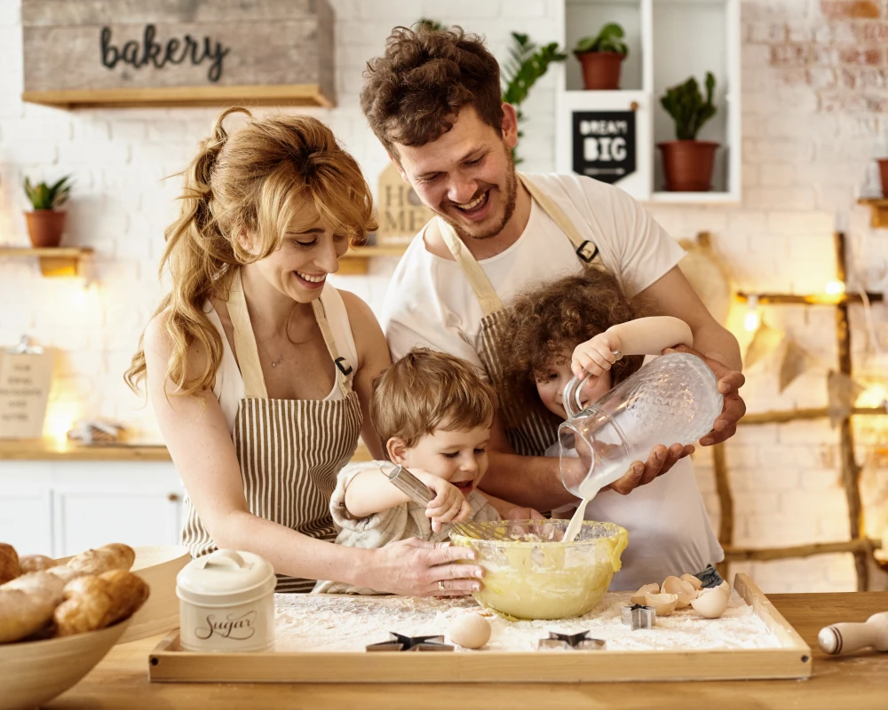 kitchen island with shelving