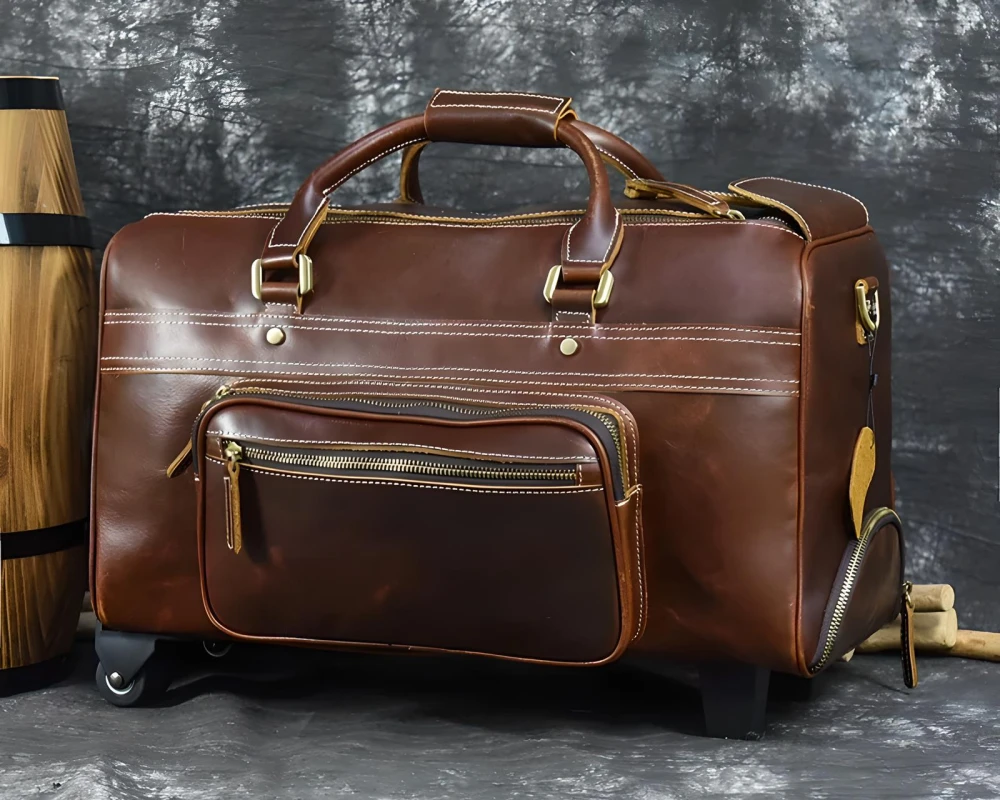 leather carry on travel bags